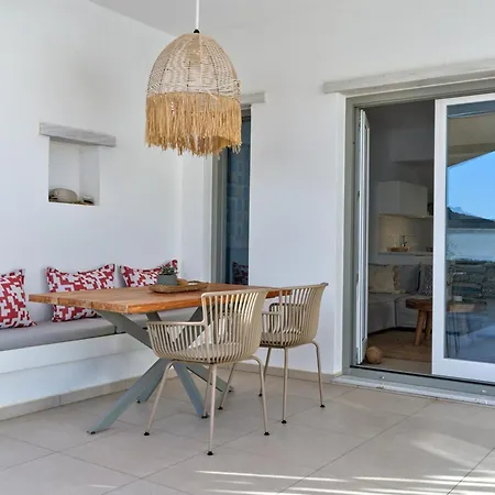 别墅 Private Luxury Scarlet Beachfront Villa, Molos, Paros *